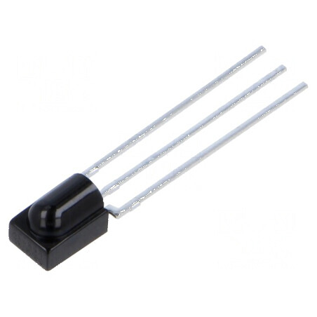 Receptor Infraroșu Integrat 38kHz cu Tensiune de Funcționare 2,5÷5,5V și Unghi de Detecție de 45° | Electronic-mag.ro | Componen