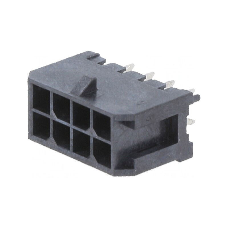 Conector cablu-placă soclu tată Minitek® Pwr 3.0 3mm PIN 8 - Componentă electrică de înaltă calitate | Electronic-mag.ro | Compo