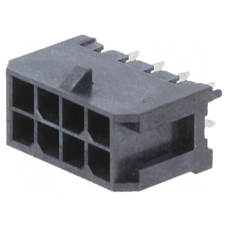 Conector cablu-placă soclu tată Minitek® Pwr 3.0 3mm PIN 8 - Componentă electrică de înaltă calitate | Electronic-mag.ro | Compo