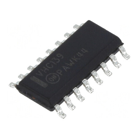 Decodor Digital IC SMD SO16 VHC 2÷5,5VDC cu Demultiplexor 2 Canale | Electronic-mag.ro | Componente Electronice