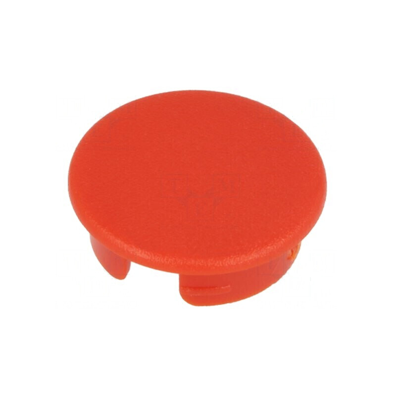 Capac ABS Roșu Rotund cu Fixare prin Apăsare - Accesorii pentru Măsuțe și Mobilier | Electronic-mag.ro | Componente Electronice