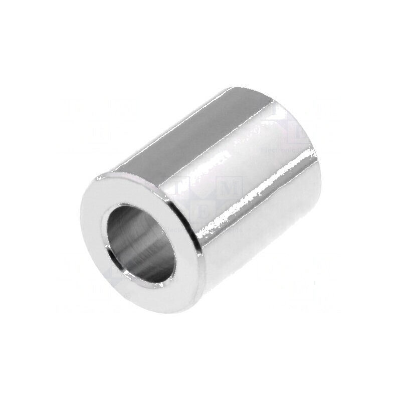 Manşon Distanţier Cilindric din Alamă Nichelată, Diametru Exterior 10mm, 9mm | Electronic-mag.ro | Componente Electronice