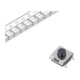 Microîntrerupător TACT SPST-NO 0,05A/24VDC SMT - Compatibil cu aplicații electronice | Electronic-mag.ro | Componente Electronic