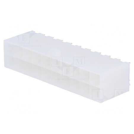 Conector cablu-placă soclu tată N42G 4,2mm PIN 20 THT 600V - Componente electrice de înaltă calitate | Electronic-mag.ro | Compo