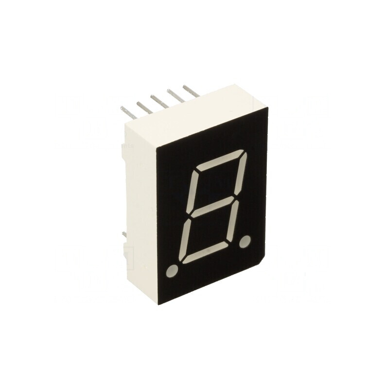 Afișaj LED 7 segmente 15mm, 0,6 Nr. car: 1, roșie, 100mcd - Display profesional pentru indicatoare și panouri de semnalizare | E Afișaj LED 7 segmente 15mm, 0,6 Nr. car: 1, roșie, 100mcd - Display profesional pentru indicatoare și panouri de semnalizare | E