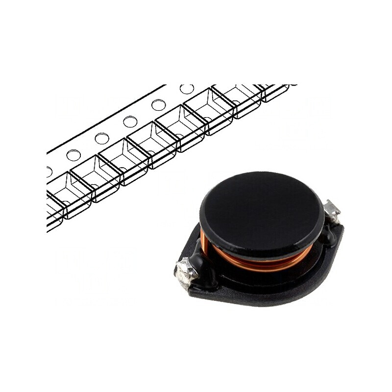Inductor SMD 33uH 3A - Rezistență 0,066Ω, Curent Saturare 5,5A, Dimensiune B: 15,24mm | Electronic-mag.ro | Componente Electroni Inductor SMD 33uH 3A - Rezistență 0,066Ω, Curent Saturare 5,5A, Dimensiune B: 15,24mm | Electronic-mag.ro | Componente Electroni