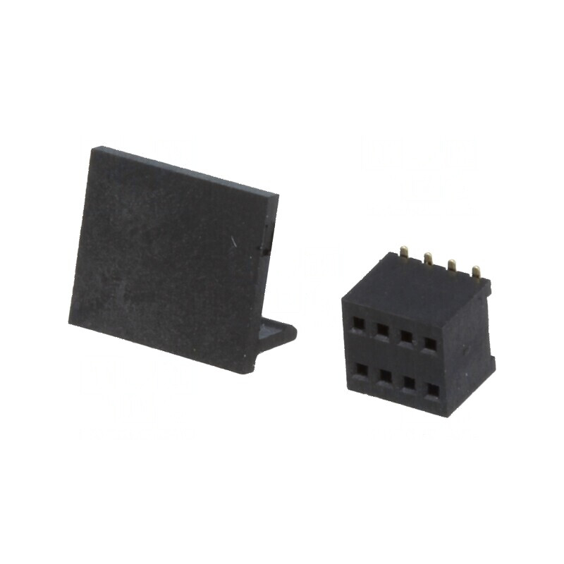 Conector şiruri pini soclu mamă PIN 8, drept 1,27mm SMT 2x4 - Componentă electronică de înaltă precizie | Electronic-mag.ro | Co