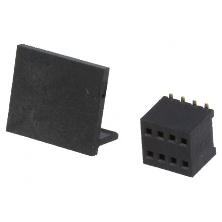 Conector şiruri pini soclu mamă PIN 8, drept 1,27mm SMT 2x4 - Componentă electronică de înaltă precizie | Electronic-mag.ro | Co