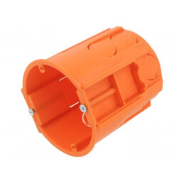 Carcasă doză electrică Ø 68mm Z 81mm din polipropilenă PP - soluție durabilă pentru instalații electrice | Electronic-mag.ro | C