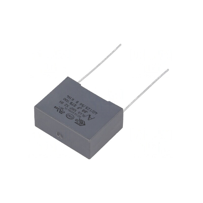 Condensator polipropilenă X2 R46 125C 680nF 26,5x11x20mm - Componentă electronică de calitate superioară | Electronic-mag.ro | C