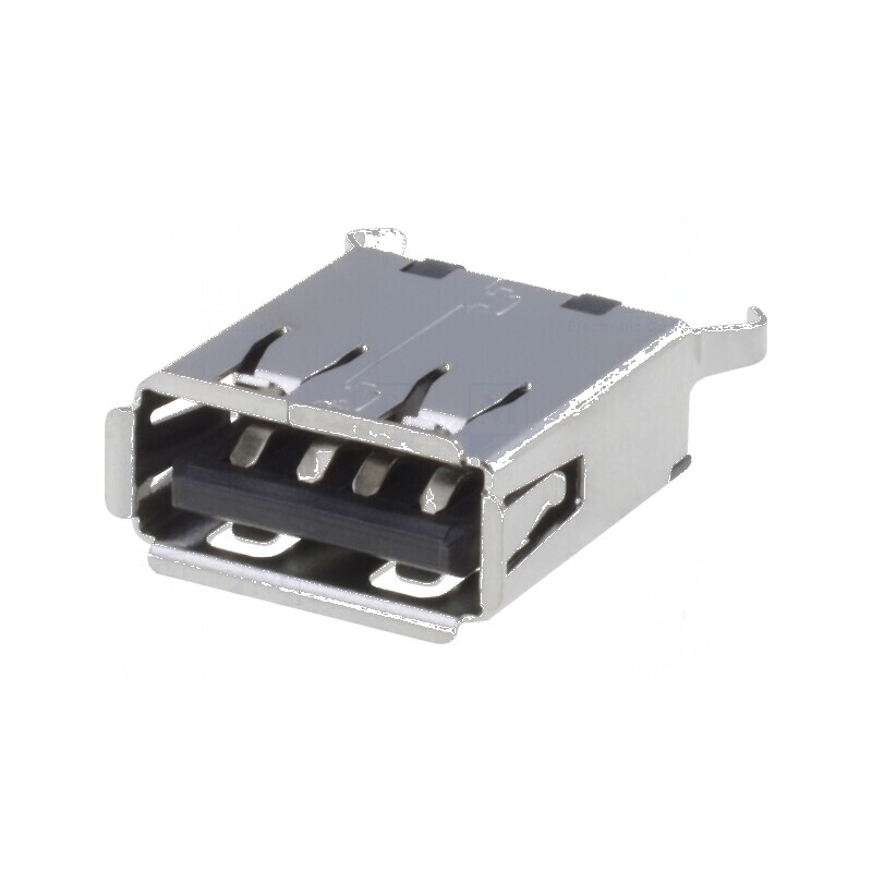 Conector USB A soclu THT drept USB 2.0 cu finisaj aurit - Componente electronice de înaltă calitate | Electronic-mag.ro | Compon Conector USB A soclu THT drept USB 2.0 cu finisaj aurit - Componente electronice de înaltă calitate | Electronic-mag.ro | Compon