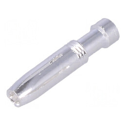 Pin mamă din aliaj de cupru argintat 2,5mm² Han E® crimpat 16A - Conector electric profesional | Electronic-mag.ro | Componente 
