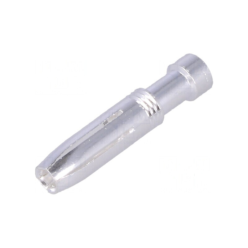 Pin mamă din aliaj de cupru argintat 2,5mm² Han E® crimpat 16A - Conector electric profesional | Electronic-mag.ro | Componente 