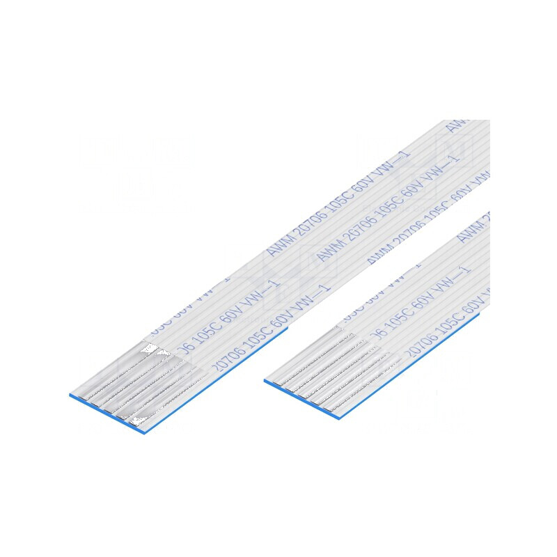 Bandă FFC Fire 5 P. Cablu - 1mm, Contacte pe Aceeași Parte | Electronic-mag.ro | Componente Electronice