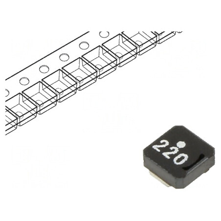 Inductor SMD ferită 22uH 1,1A 373mΩ ±20% model VLCF | Electronic-mag.ro | Componente Electronice