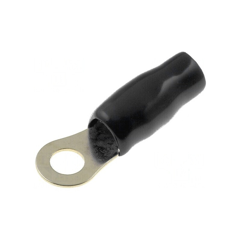 Terminal inelar M6 16mm² aurit cu izolație neagră - Conector electric profesional | Electronic-mag.ro | Componente Electronice Terminal inelar M6 16mm² aurit cu izolație neagră - Conector electric profesional | Electronic-mag.ro | Componente Electronice