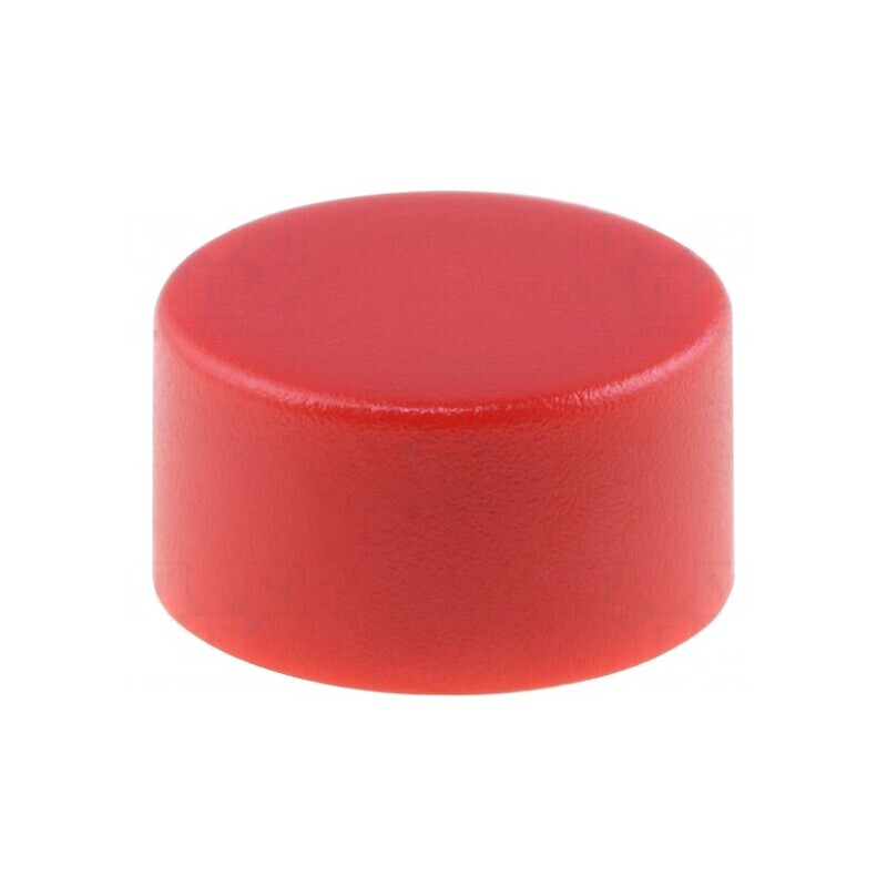 Tastă rotundă roşie 10mm pentru dispozitive electronice | Electronic-mag.ro | Componente Electronice