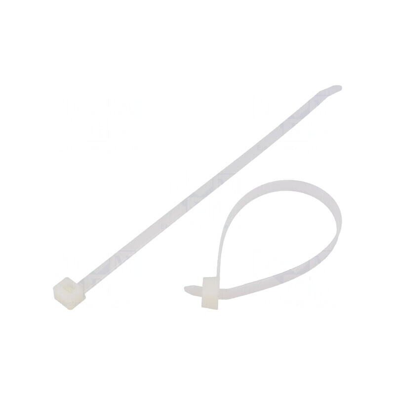 Colier de strângere din poliamidă 535N, dimensiuni L: 225mm, W: 7,6mm, culoare naturală | Electronic-mag.ro | Componente Electro Colier de strângere din poliamidă 535N, dimensiuni L: 225mm, W: 7,6mm, culoare naturală | Electronic-mag.ro | Componente Electro