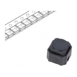 Microîntrerupător TACT SPST Pozitiv 2 0,05A 12VDC SMD Fără 1,81N - Comutator Compact pentru Circuit Electronic | Electronic-mag.