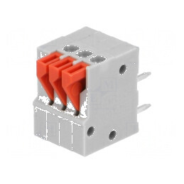 Regletă de conexiuni pentru PCB 90° 2,54mm, 3 piste, 2A - Componente electronice de înaltă calitate | Electronic-mag.ro | Compon