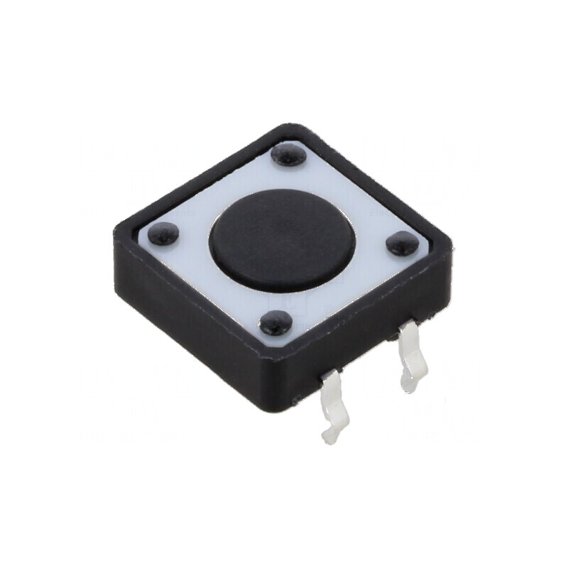 Microîntrerupător TACT SPST-NO 0,05A/12VDC THT 1,57N, Pozitie 2, Componentă Electronică | Electronic-mag.ro | Componente Electro