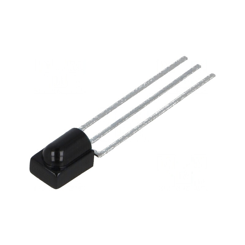 Receptor Infraroșu Integrat 38kHz cu Tensiune de Funcționare 2,5÷5,5V și Unghi de Detecție de 45° | Electronic-mag.ro | Componen