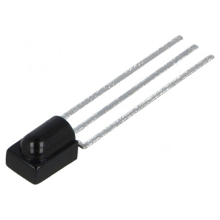 Receptor Infraroșu Integrat 38kHz cu Tensiune de Funcționare 2,5÷5,5V și Unghi de Detecție de 45° | Electronic-mag.ro | Componen