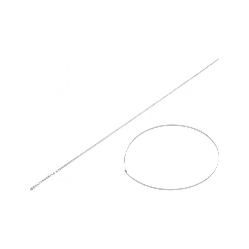 Colier de strângere din oțel natural, dimensiuni L: 680mm, W: 4,6mm, capacitate 445N | Electronic-mag.ro | Componente Electronic Colier de strângere din oțel natural, dimensiuni L: 680mm, W: 4,6mm, capacitate 445N | Electronic-mag.ro | Componente Electronic