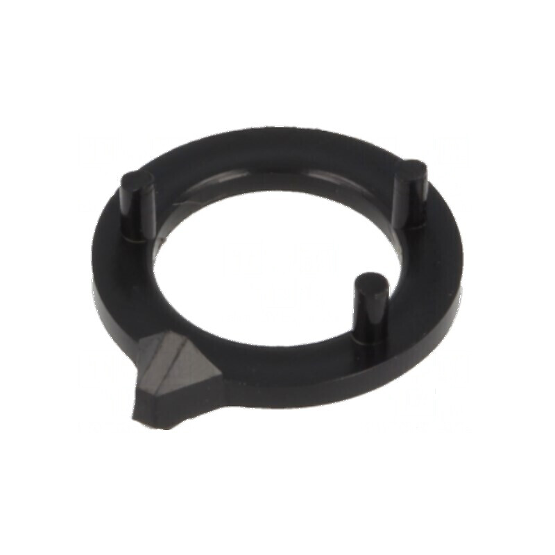 Indicator ABS negru cu fixare prin apăsare și săgeată - Accesoriu pentru semnalizare | Electronic-mag.ro | Componente Electronic