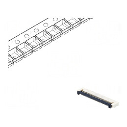 Conector FFC/FPC Orizontal 30 PIN ZIF SMT 500mA Cositorit - Componentă Electronică pentru Circuit Imprimat | Electronic-mag.ro |