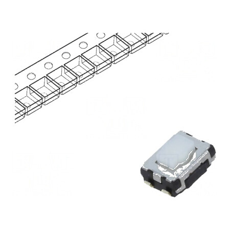 Microîntrerupător TACT SPST 0,02A/15VDC SMT fără 2,5mm - Comutator Compact pentru Aplicații Electronice | Electronic-mag.ro | Co