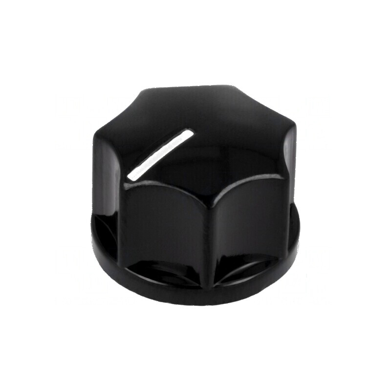 Buton Rotativ cu Indicator Bachelită Ø6,35mm - Dimensiuni Ø19x12,7mm | Electronic-mag.ro | Componente Electronice Buton Rotativ cu Indicator Bachelită Ø6,35mm - Dimensiuni Ø19x12,7mm | Electronic-mag.ro | Componente Electronice