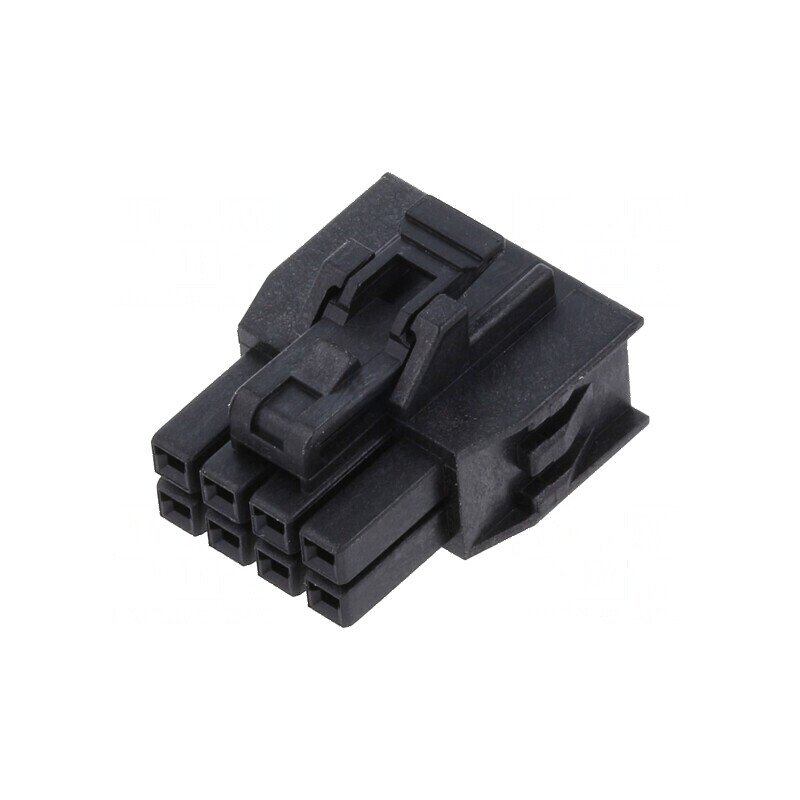 Conector Nano-Fit cu cablu și placă, PIN 8, temperatură operare -40÷105°C, standard UL94V-0, mufă inclusă | Electronic-mag.ro | 