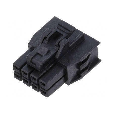 Conector Nano-Fit cu cablu și placă, PIN 8, temperatură operare -40÷105°C, standard UL94V-0, mufă inclusă | Electronic-mag.ro | 