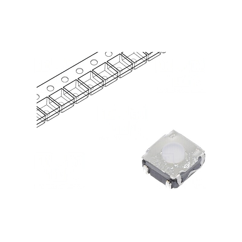 Microîntrerupător TACT SPST-NO 0,05A/32VDC SMT - Pozitie 2, Fara  Componentă | Electronic-mag.ro | Componente Electronice