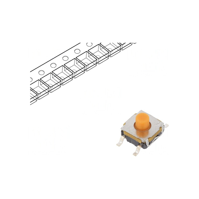 Microîntrerupător TACT SPST-NO 0,05A/32VDC SMT - Component electronic de înaltă precizie | Electronic-mag.ro | Componente Electr