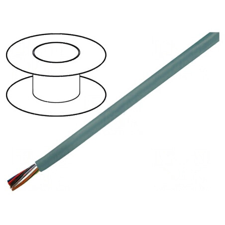 Cablu LiYY 4x0,14mm² Neecranat 300V Cu Litat Gri Clasa 5 - Conexiune Electrică Profesională | Electronic-mag.ro | Componente Ele
