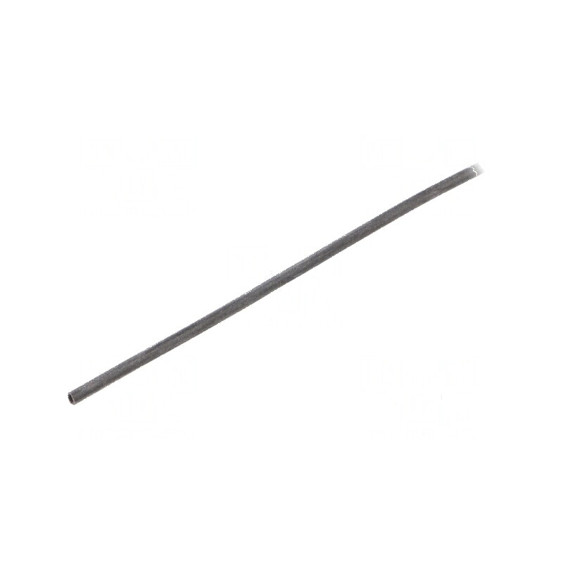 Manșon electroizolant din silicon negru, diametru interior 2mm | Electronic-mag.ro | Componente Electronice