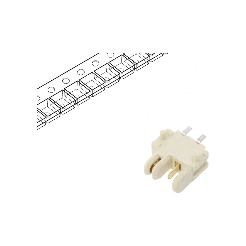 Conector cablu-cablu/PCB soclu Rotaconnect 3mm PIN 2 5A SMT pentru aplicații electronice | Electronic-mag.ro | Componente Electr