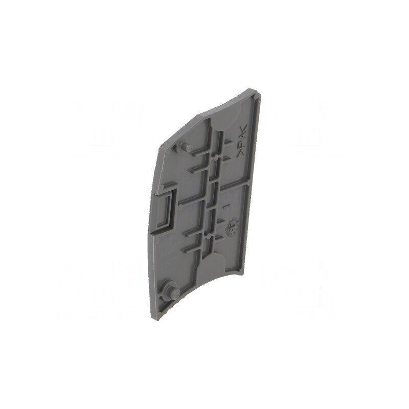 Capac Final Gri Întunecat SNK, Lățime 2,2mm, Înălțime 50,9mm, Temperatura Operațională -55÷110°C | Electronic-mag.ro | Component