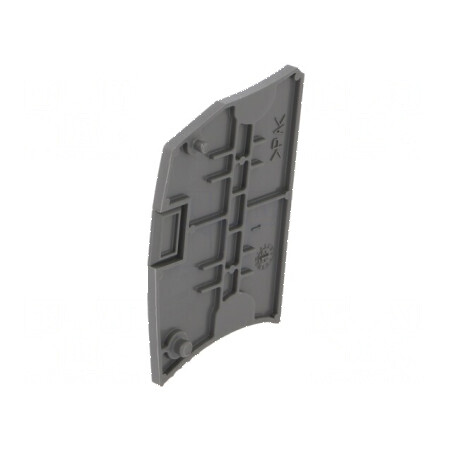 Capac Final Gri Întunecat SNK, Lățime 2,2mm, Înălțime 50,9mm, Temperatura Operațională -55÷110°C | Electronic-mag.ro | Component
