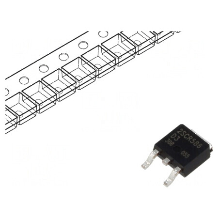 Tranzistor NPN Bipolar 80V 5A 10W DPAK TO252 - Componentă Electronică pentru Circuite Integrate | Electronic-mag.ro | Componente