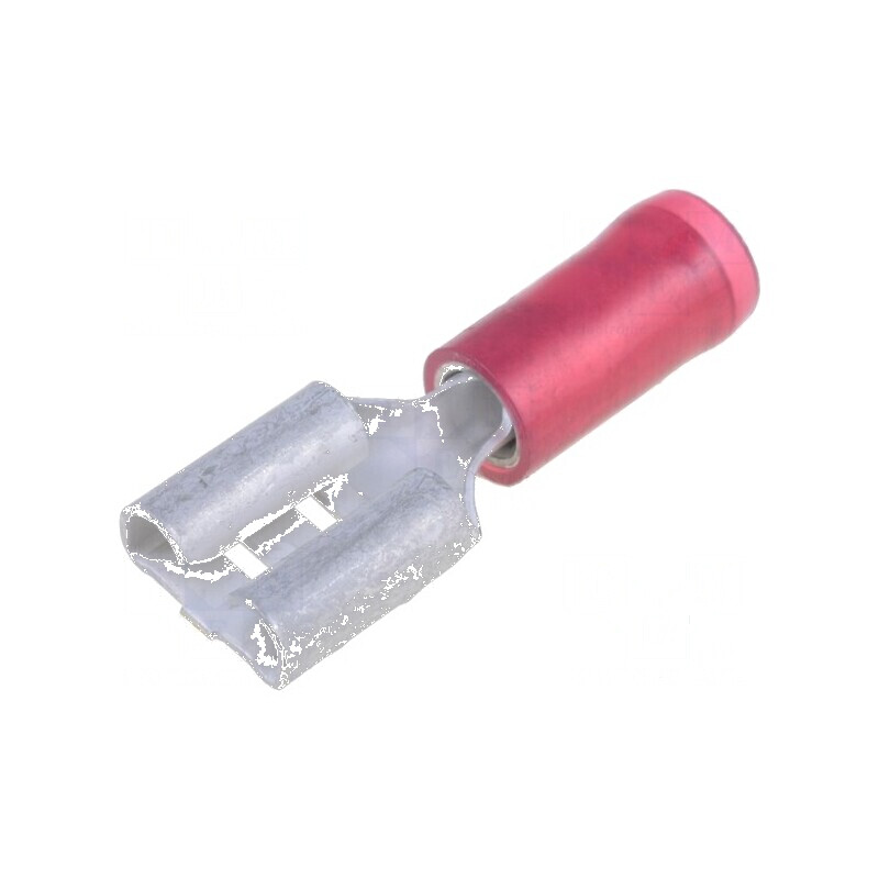 Terminal plat 6,3mm 0,8mm mamă pentru cablu crimpat 0,3÷0,9mm² | Electronic-mag.ro | Componente Electronice