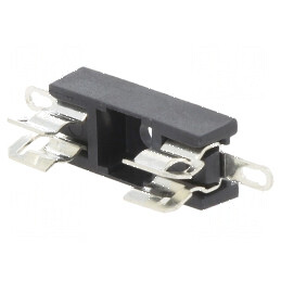 Clemă de siguranță cilindrică cu șurub 5x20mm, 6,3A, din termoplast - Produs electric profesional | Electronic-mag.ro | Componen