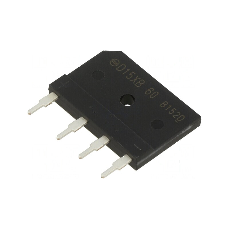 Punte Redresoare Monofazat Urmax 600V, 15A If, 200A Ifsm - Soluție Profesională pentru Alimentare Electrică | Electronic-mag.ro 