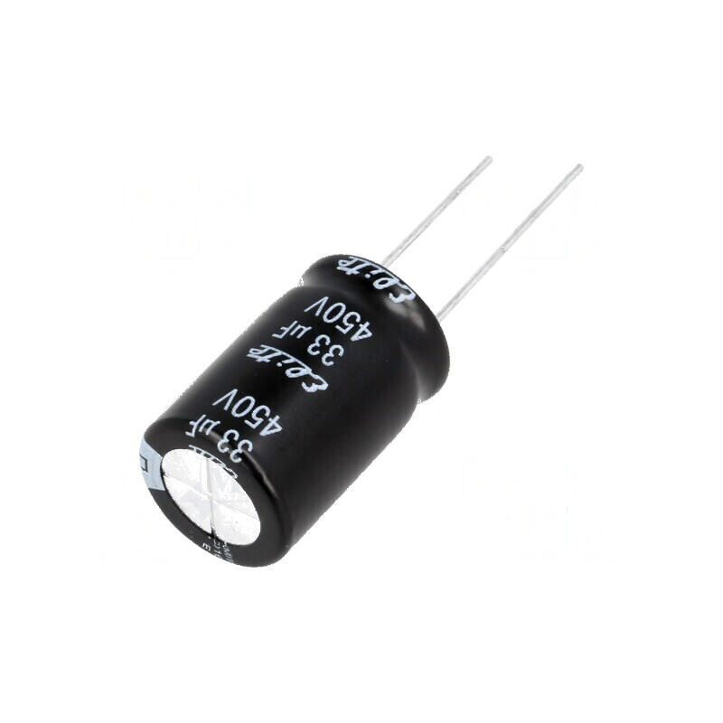 Condensator Electrolitic THT 33µF 450VDC Ø16x31,5mm ±20% - Componentă Electronică de Înaltă Performanță | Electronic-mag.ro | Co Condensator Electrolitic THT 33µF 450VDC Ø16x31,5mm ±20% - Componentă Electronică de Înaltă Performanță | Electronic-mag.ro | Co