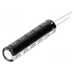 Condensator Electrolitic THT 100uF 200VDC Ø10x45mm ±20% - Componentă Electronică pentru Circuit Integrat | Electronic-mag.ro | C