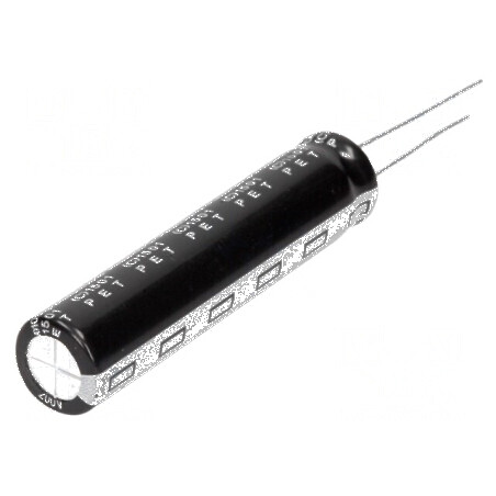 Condensator Electrolitic THT 100uF 200VDC Ø10x45mm ±20% - Componentă Electronică pentru Circuit Integrat | Electronic-mag.ro | C