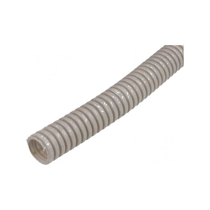 Tub de protecție PVC gri 25m, 320N, Ø19mm, Dimensiune: 25 | Electronic-mag.ro | Componente Electronice