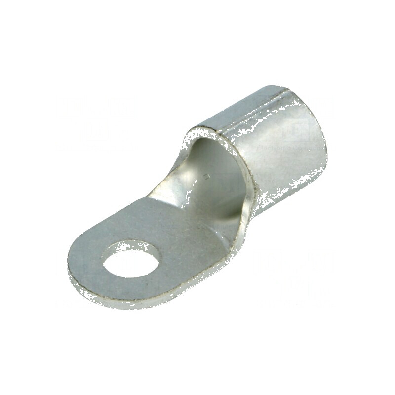 Vârf inelar M6 pentru cablu neizolat, crimpat, 25÷35mm², cositorit | Electronic-mag.ro | Componente Electronice